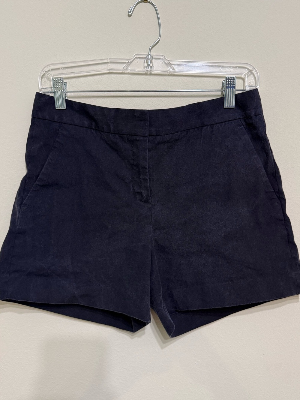 Theory Navy Tailored Bermuda Shorts
